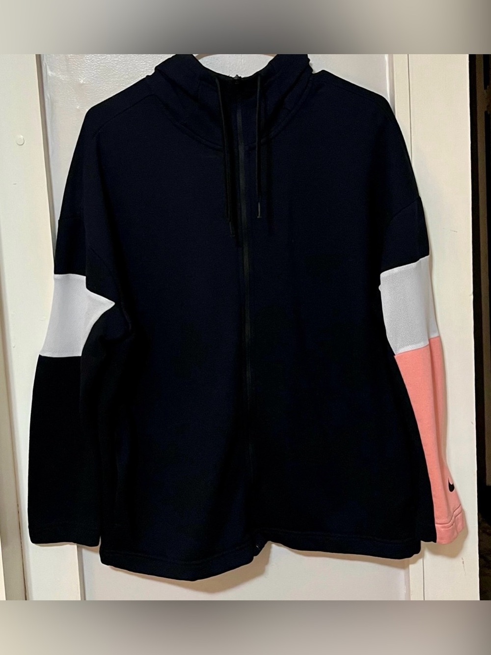 Women’s Nike Black, White and Coral Dri-FIT Jacket